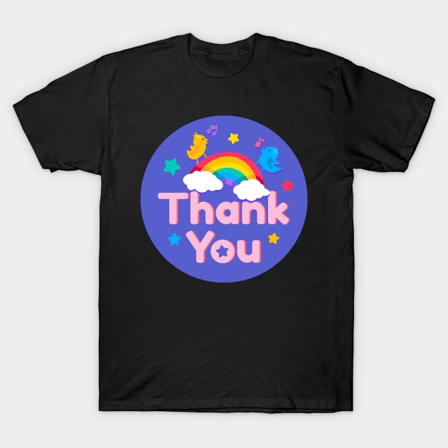 Bird Rainbow T-Shirt by Shop Ovov